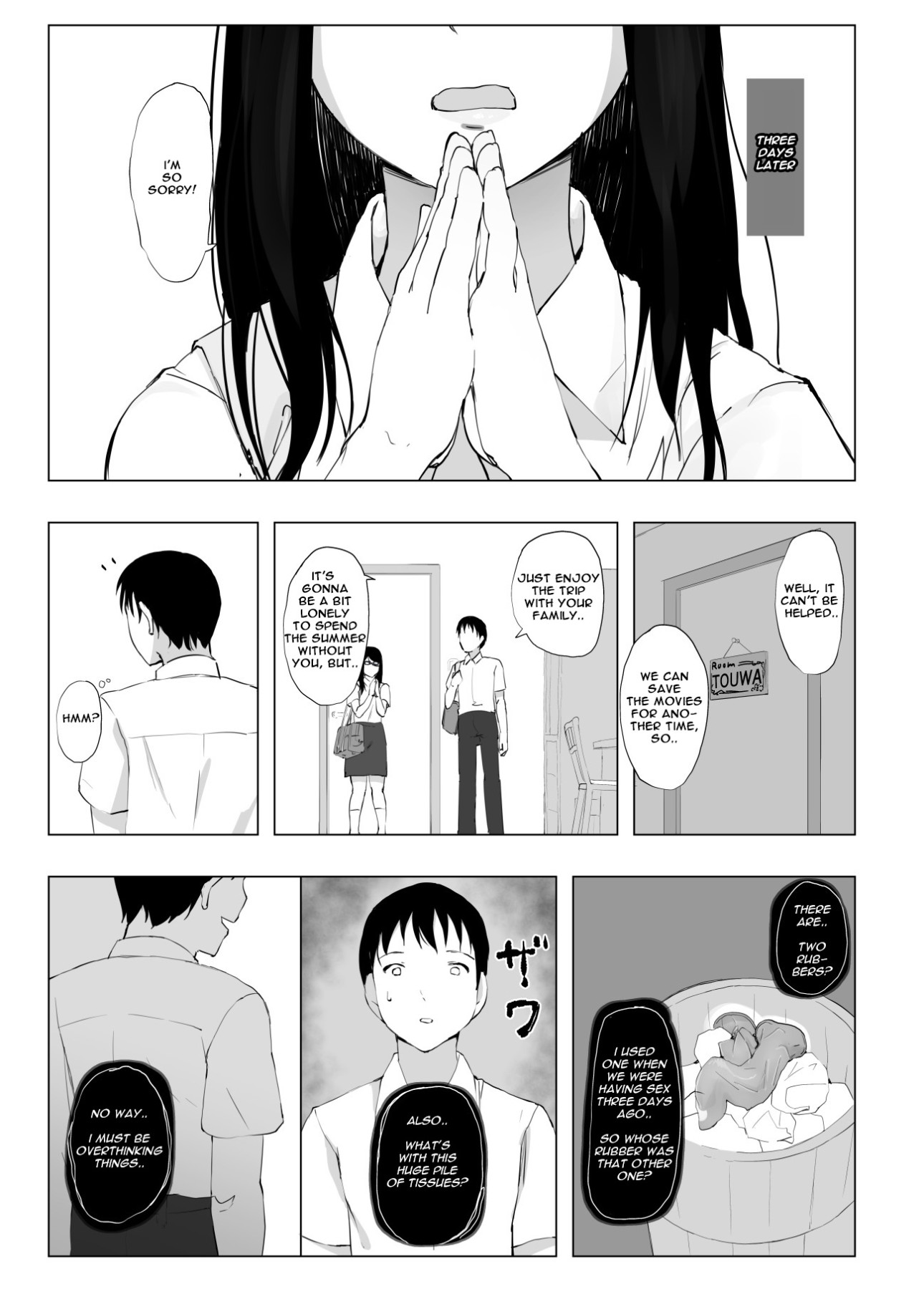 Hentai Manga Comic-The Day My Girlfriend And My Senpai Became Family-Read-28
